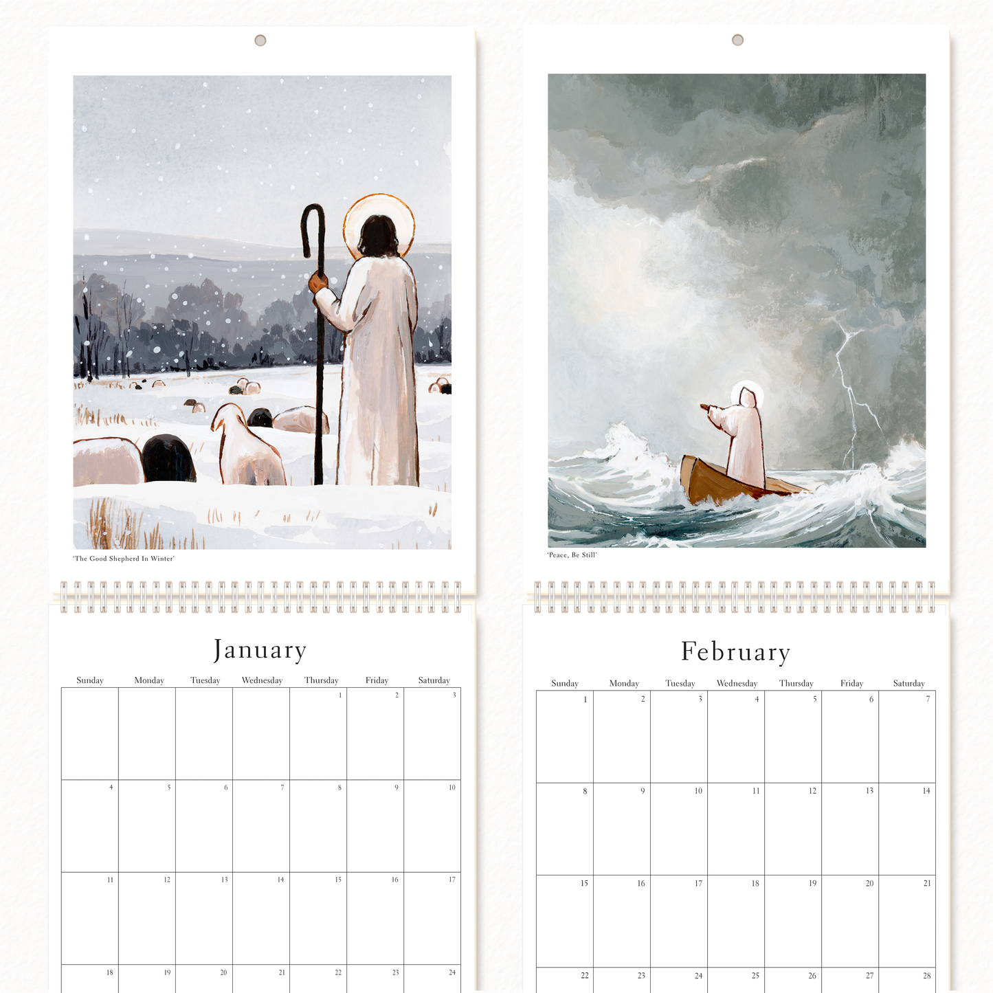 'How Great Thou Art' 2026 Religious Art Calendar