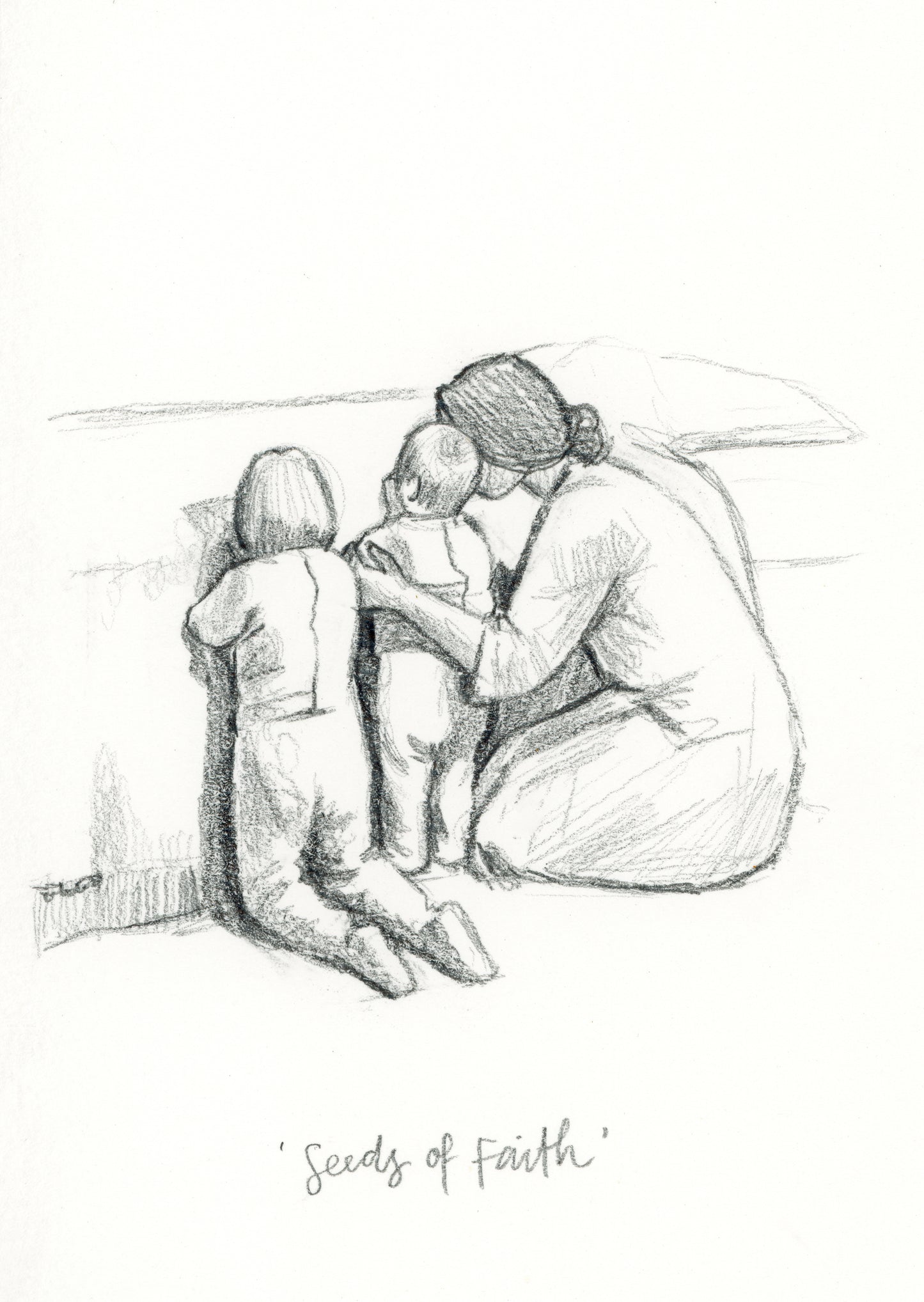 'Seeds Of Faith' Sketch Print