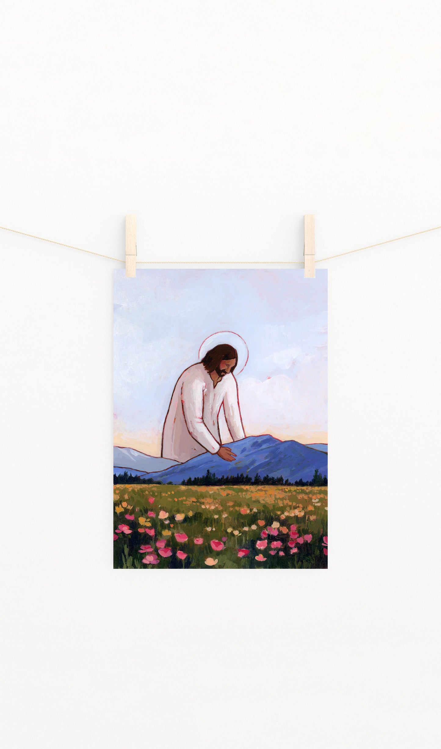 'He Who Shapes The Mountains' Print