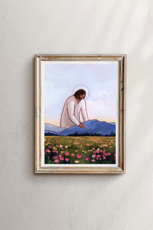 'He Who Shapes The Mountains' Print