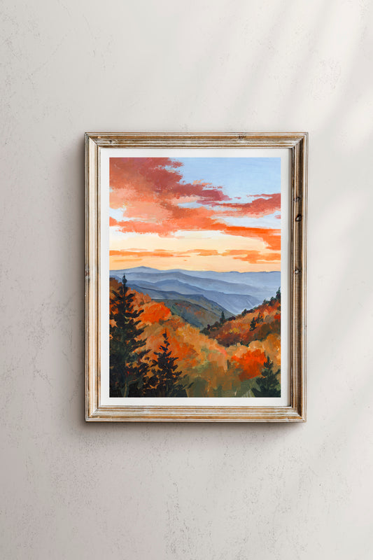 'Alive In The Fall (Great Smoky Mountains National Park) Print