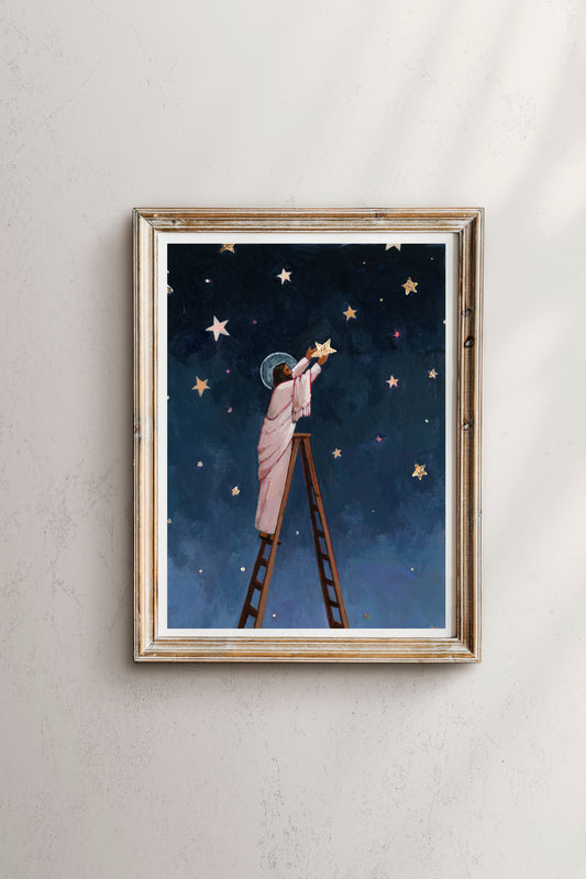 'He Places Stars In The Sky For You' Print
