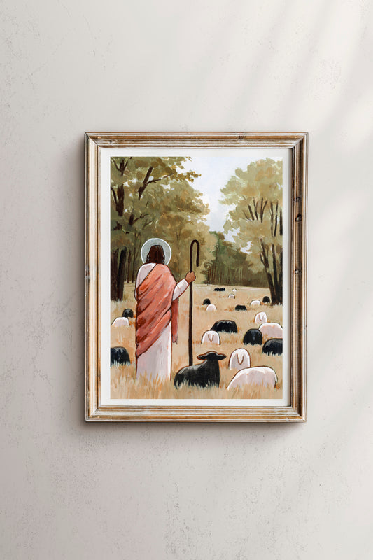 'The Good Shepherd In Summer' Print