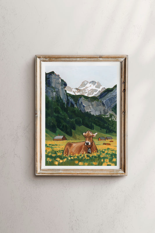 The Swiss Alps Print