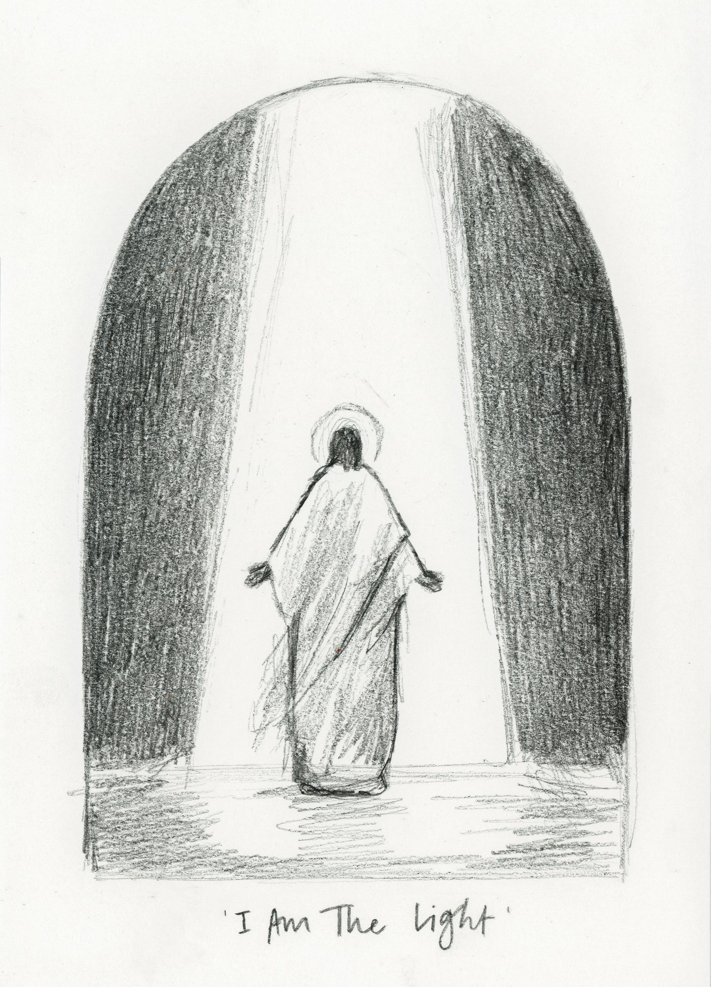 'I Am The Light' Sketch Print