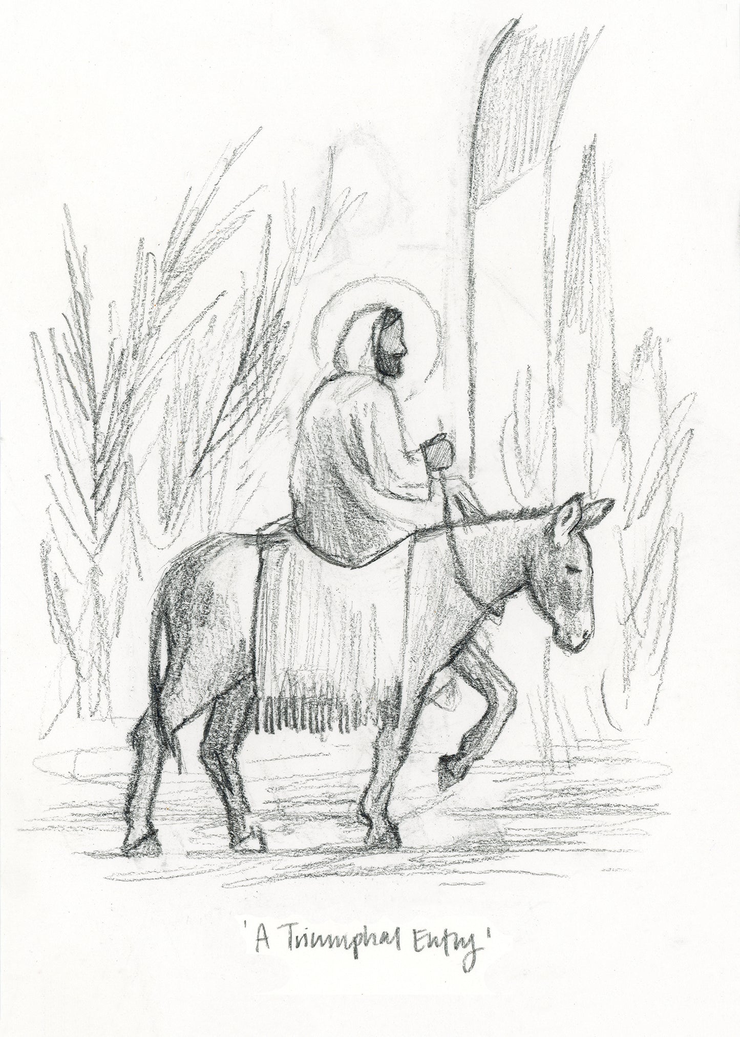 'A Triumphal Entry' Sketch Print