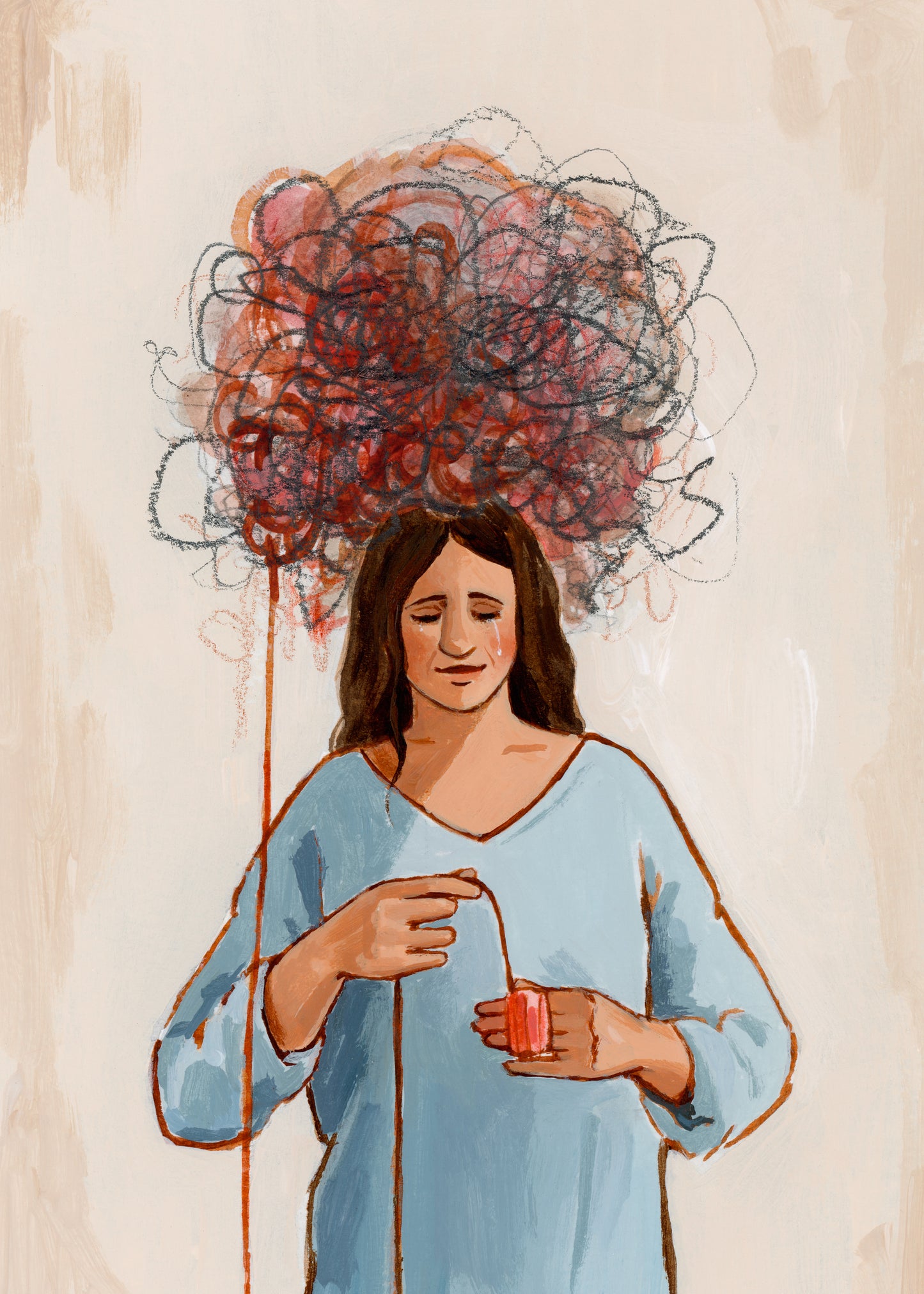 'Untangling My Mind' Print