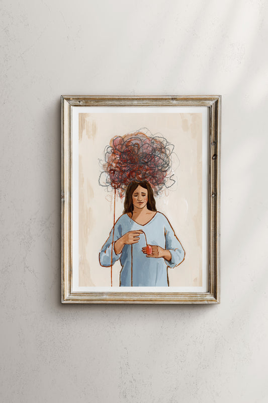 'Untangling My Mind' Print