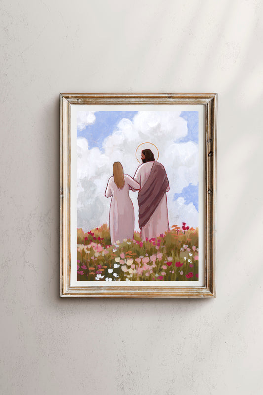 'He Will Walk With Me' Print