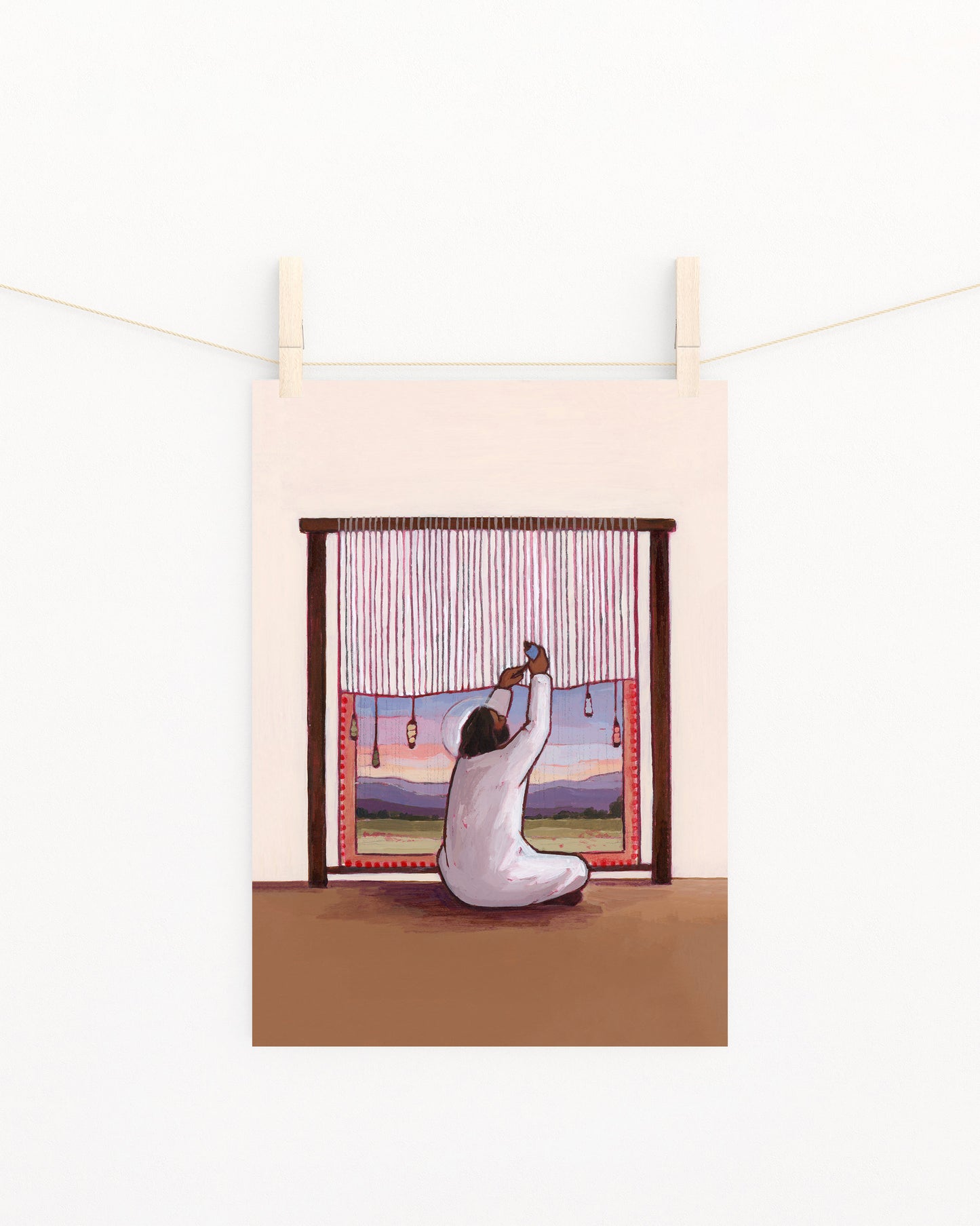 'Weaving The Earth Together' Print