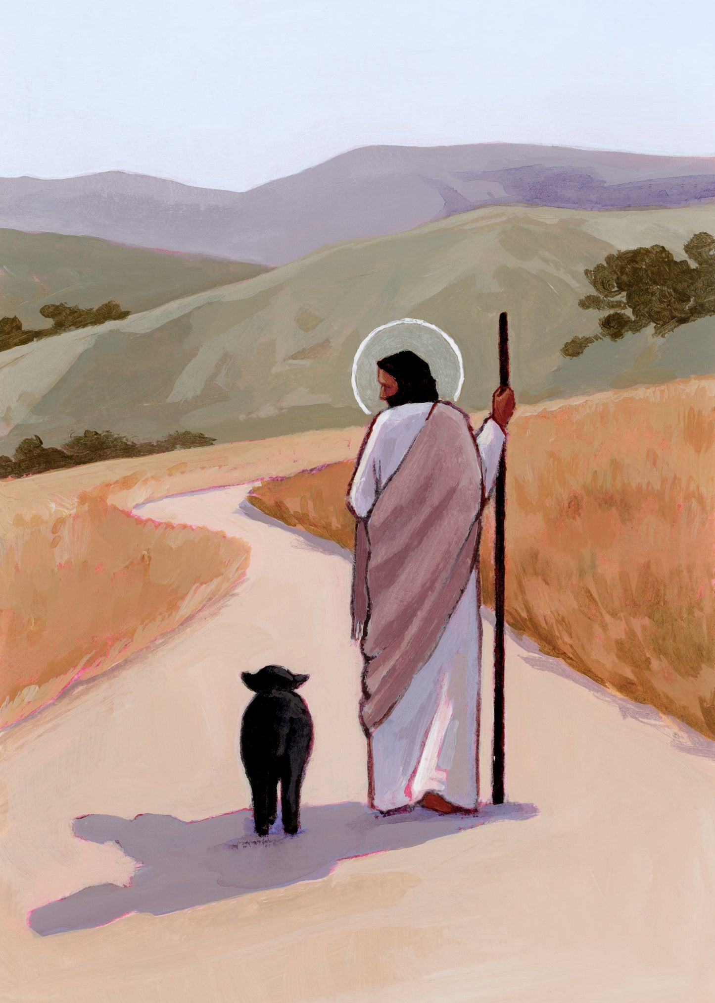 'He Knows The Way Through The Wilderness' Print