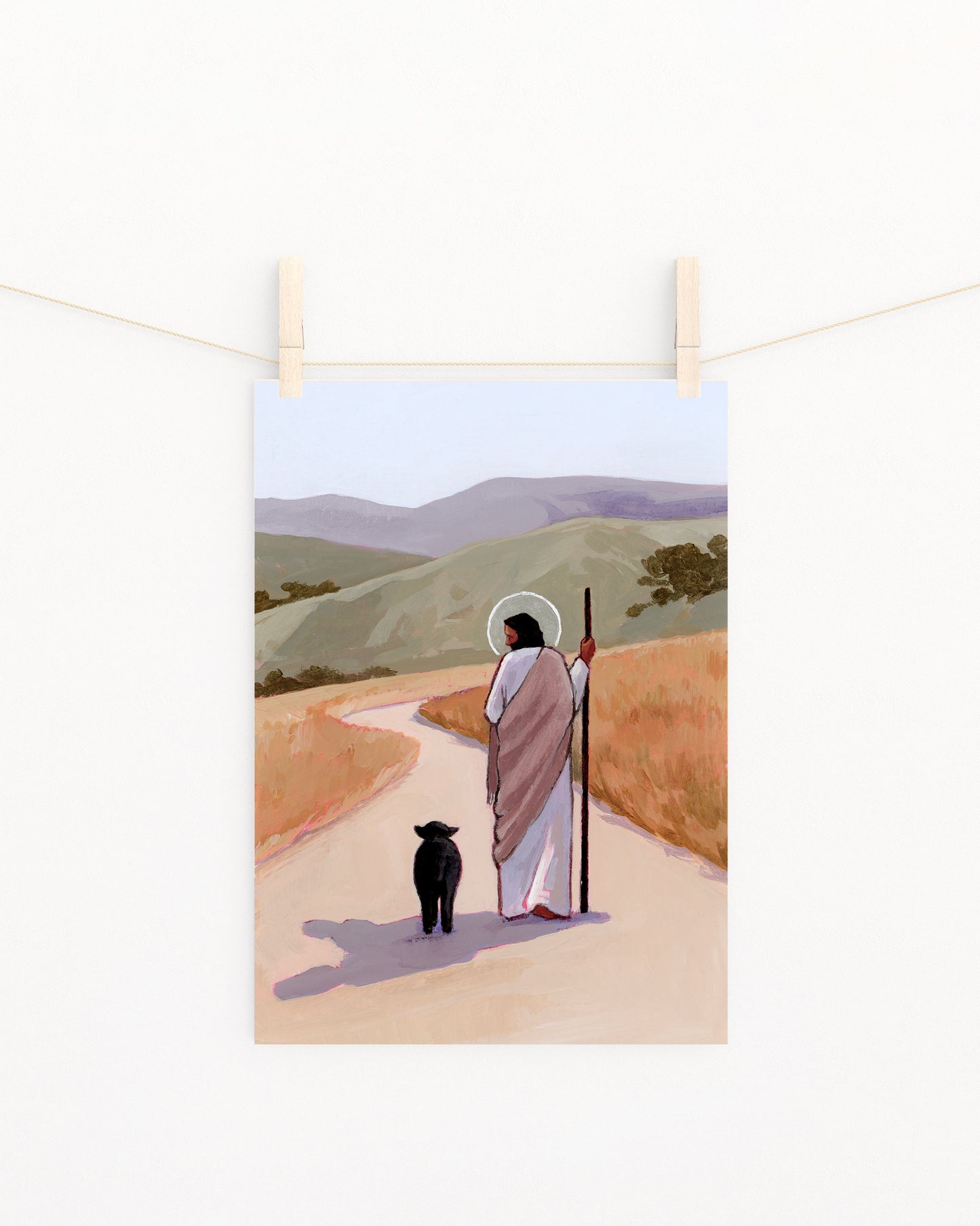 'He Knows The Way Through The Wilderness' Print
