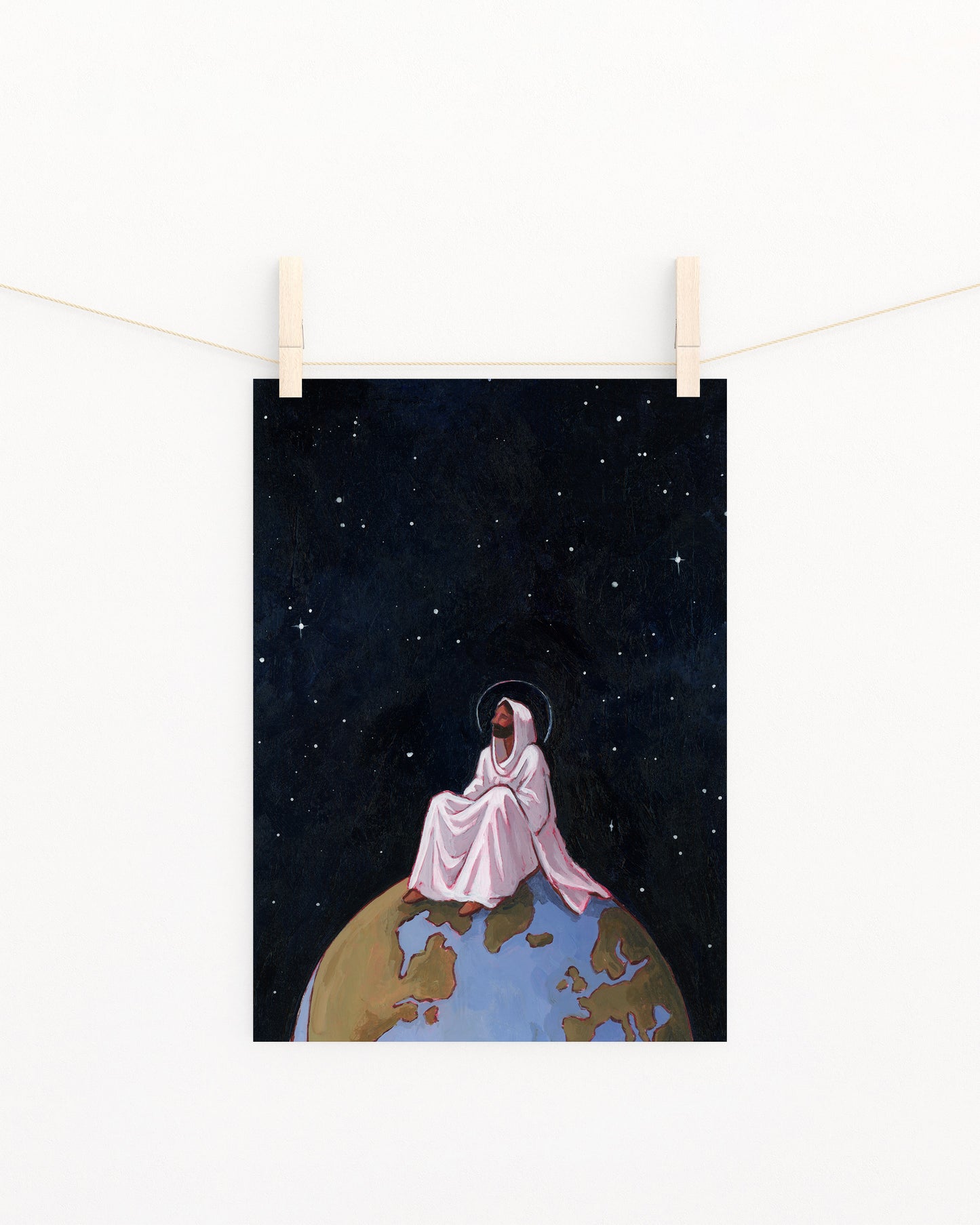'The World At His Feet' Print