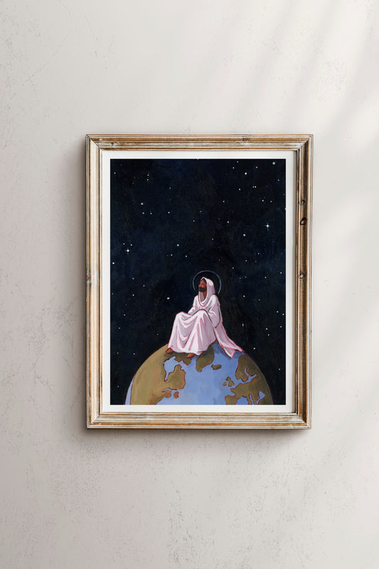 'The World At His Feet' Print