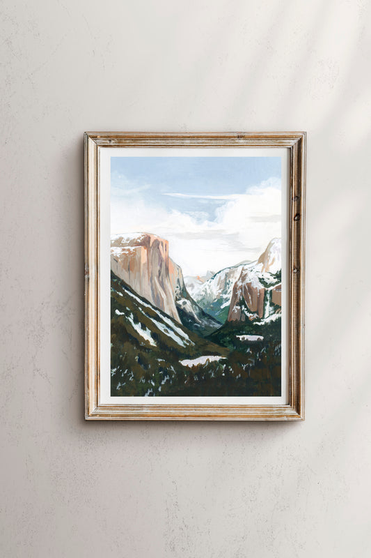 'The Cold Light Of Day' (Yosemite National Park) Print