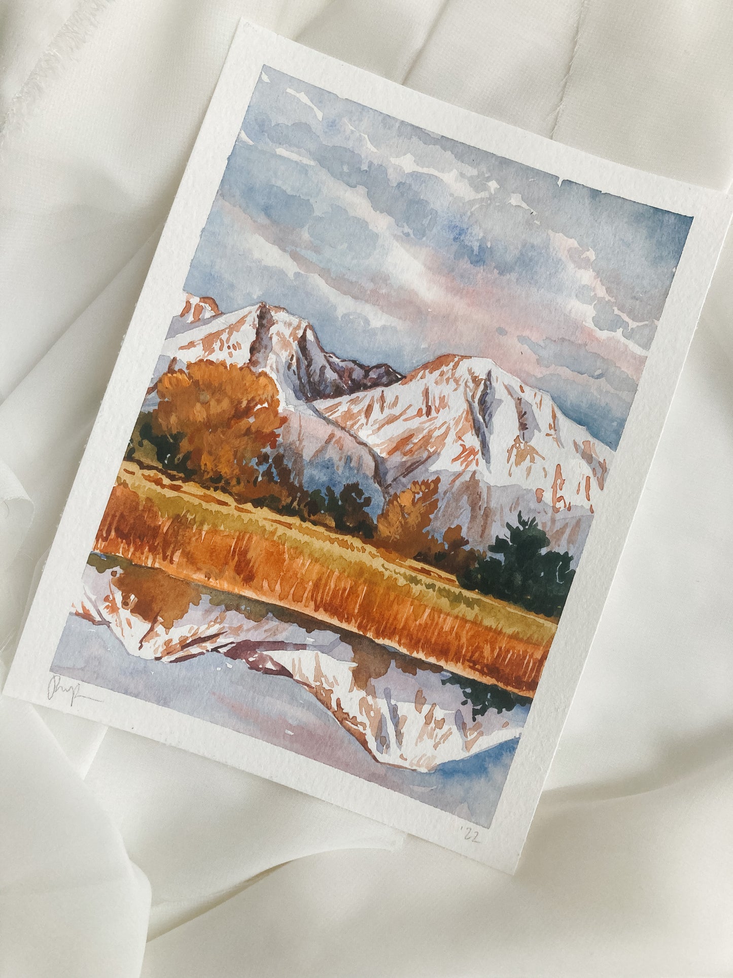 Custom Watercolor Landscape