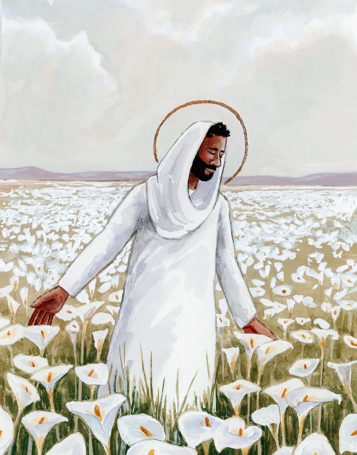 'Consider The Lilies Of The Field' Print