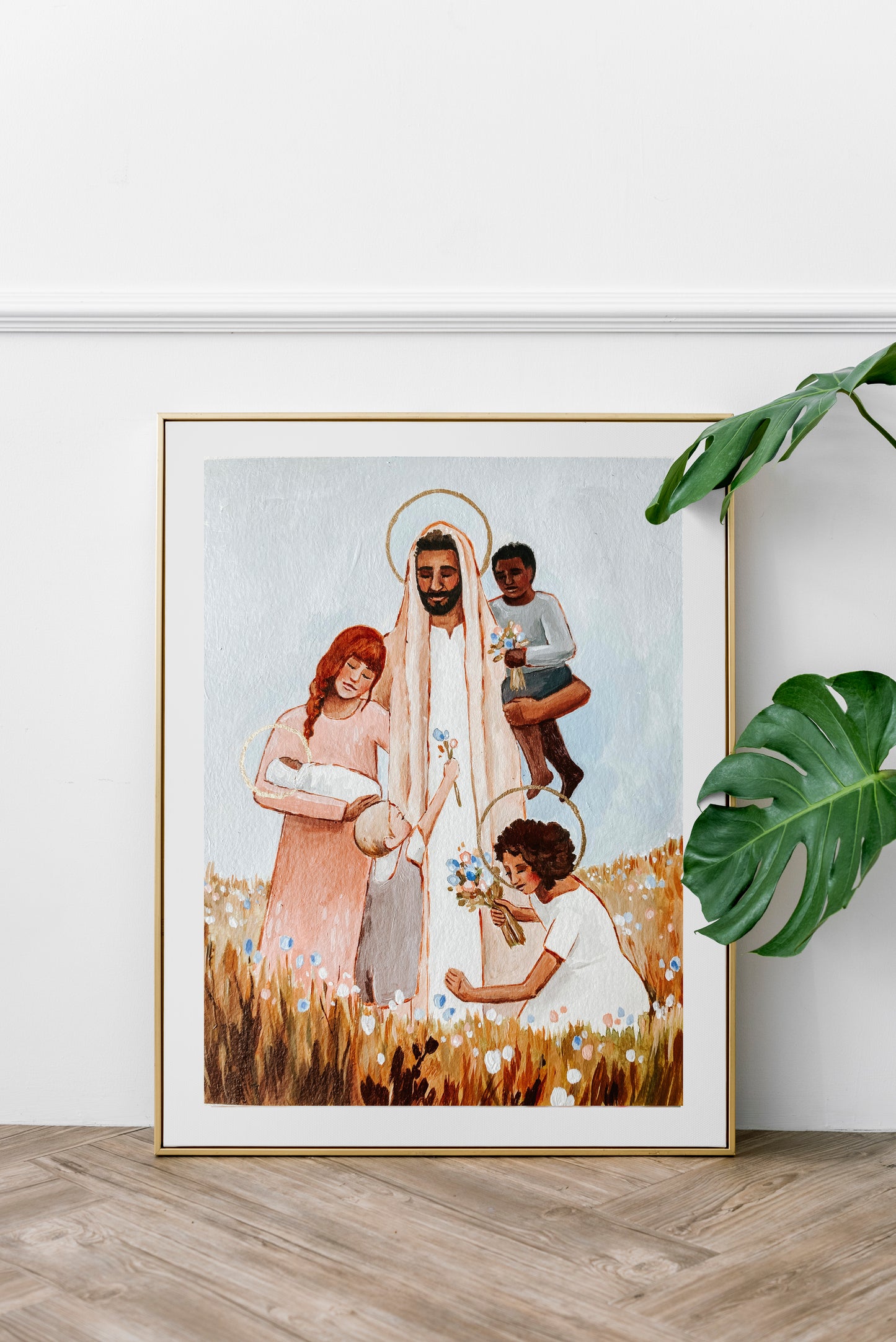 'Christ And The Children' Print