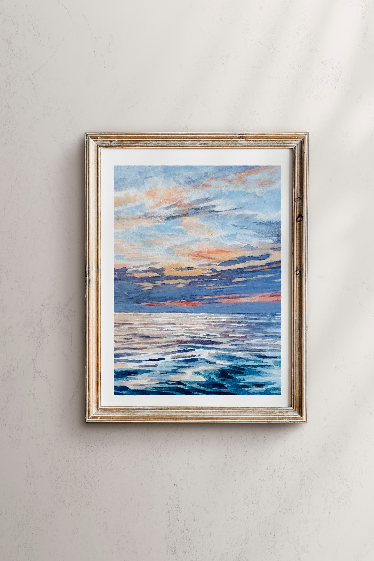 North Sea Sunset print