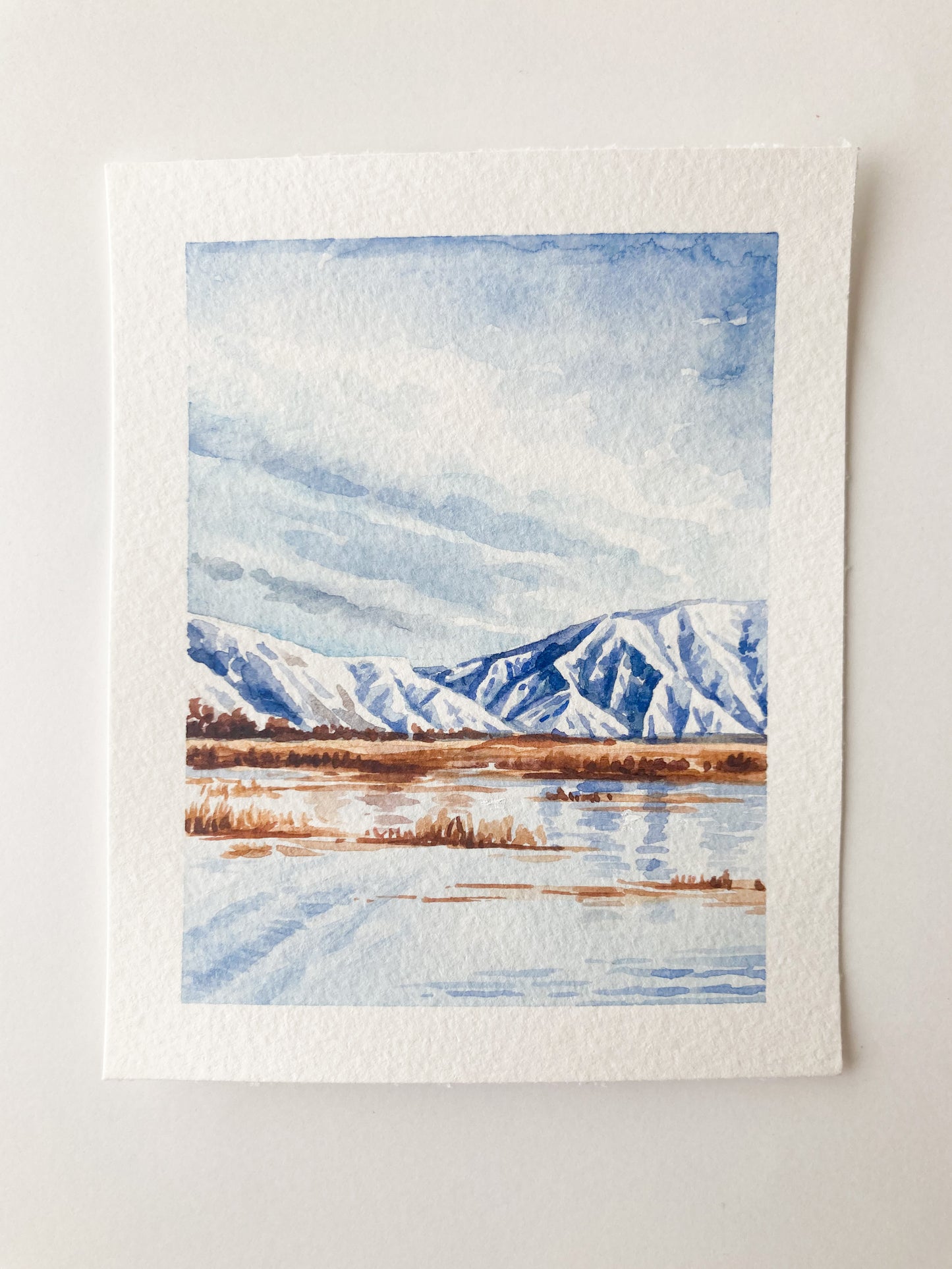 Wintery Wasatch Front Print