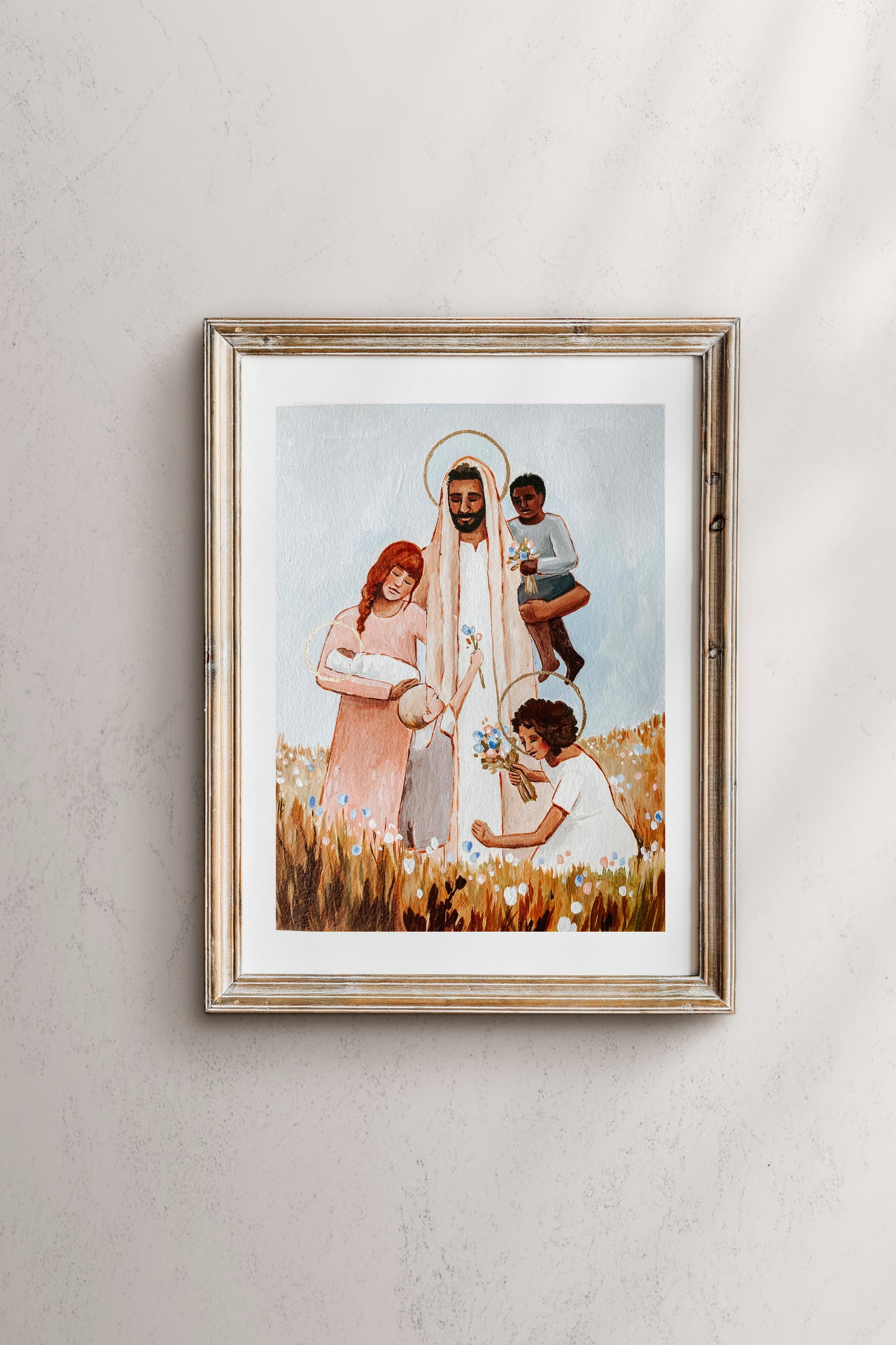'Christ And The Children' Print