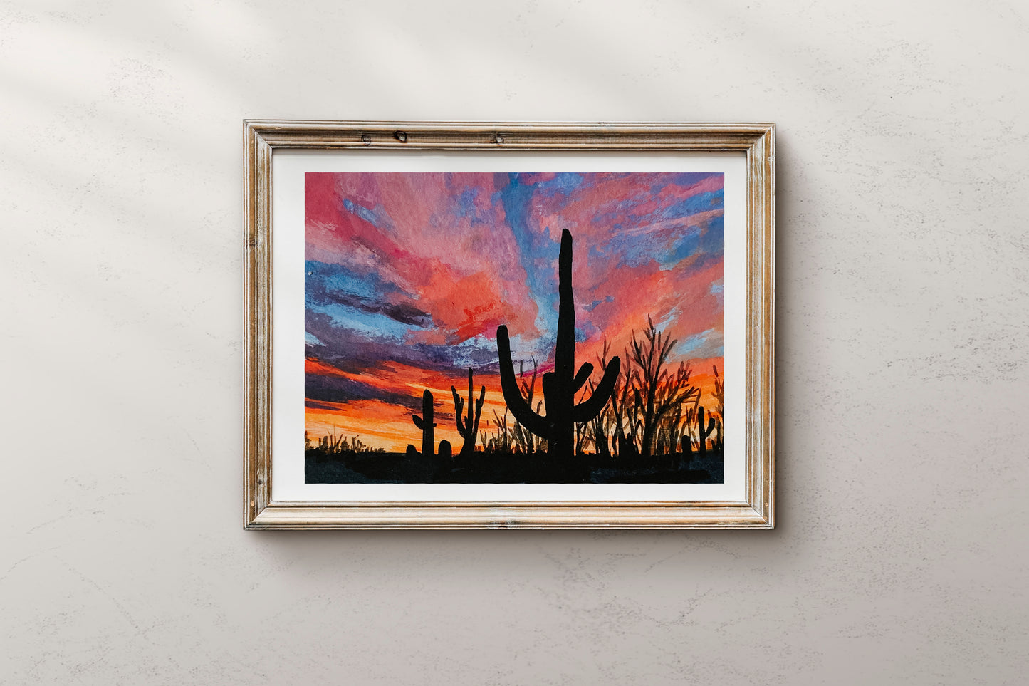Saguaro Sunset print