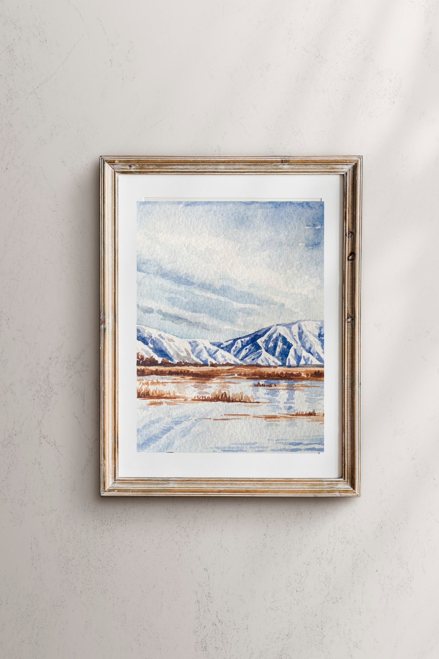 Wintery Wasatch Front Print