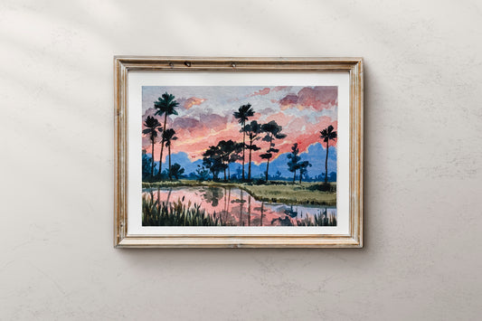 'Florida Sunset' Print