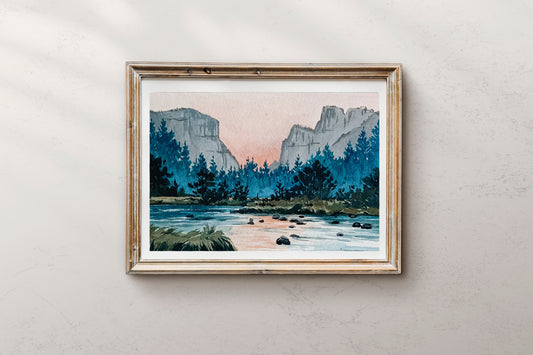 'After The Wildfires' Print (Yosemite National Park)