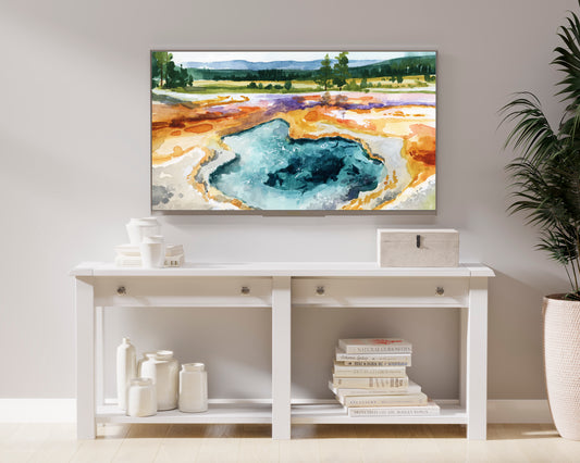 Yellowstone National Park - digital download for TV Frame