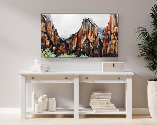 Zion National Park #2 - digital download for TV Frame